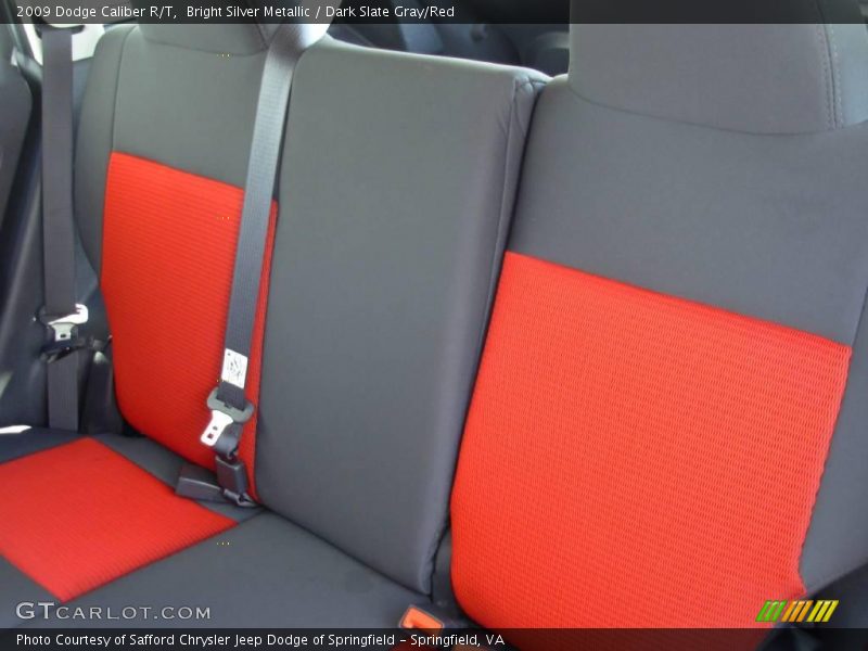 Bright Silver Metallic / Dark Slate Gray/Red 2009 Dodge Caliber R/T