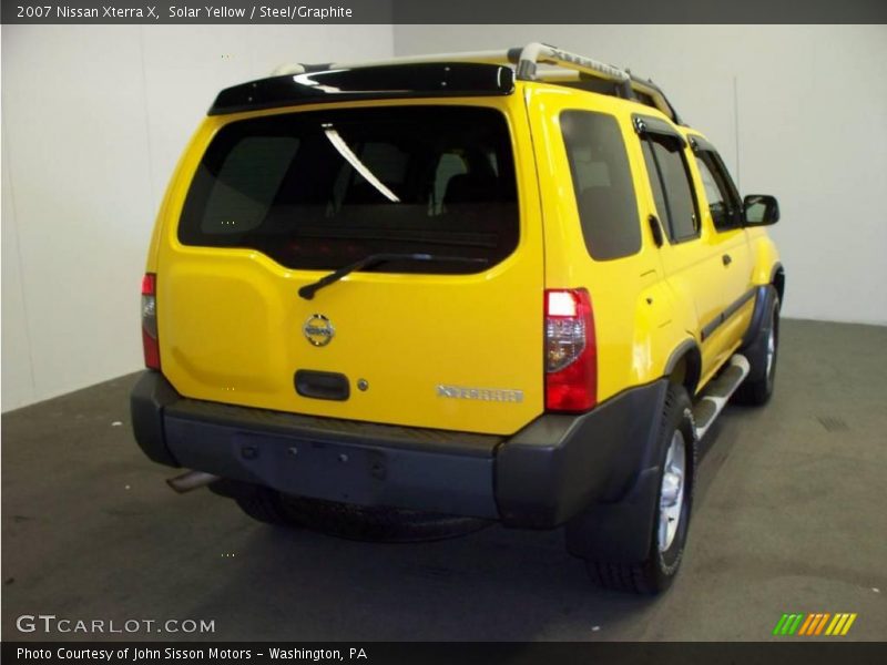 Solar Yellow / Steel/Graphite 2007 Nissan Xterra X