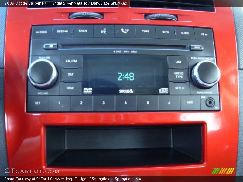 Bright Silver Metallic / Dark Slate Gray/Red 2009 Dodge Caliber R/T
