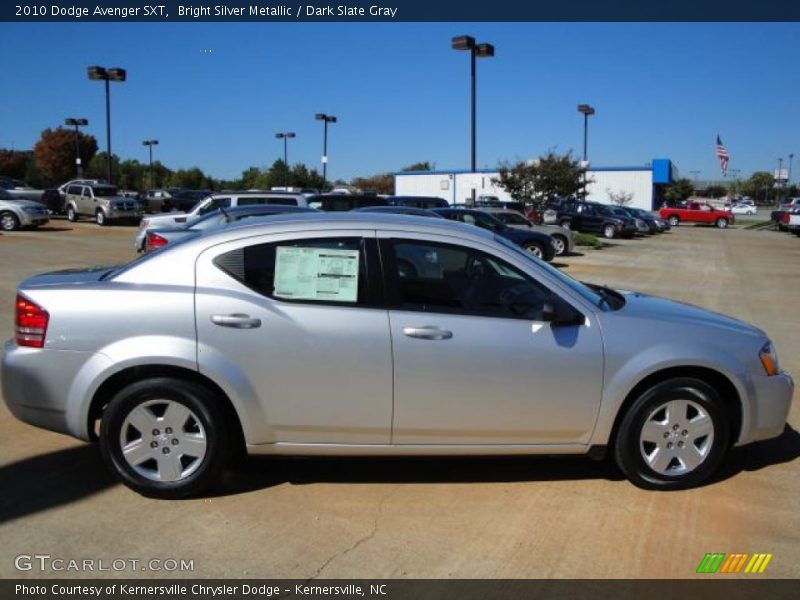 Bright Silver Metallic / Dark Slate Gray 2010 Dodge Avenger SXT