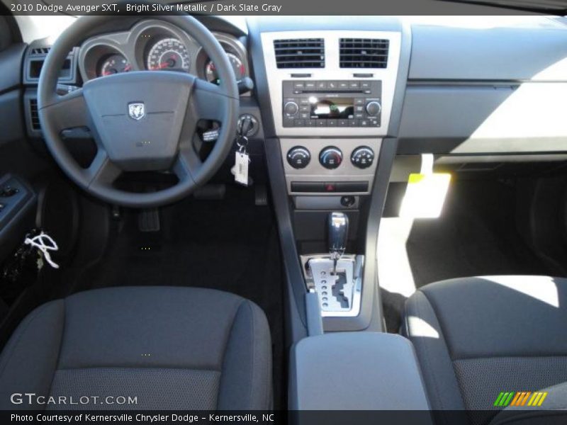 Bright Silver Metallic / Dark Slate Gray 2010 Dodge Avenger SXT