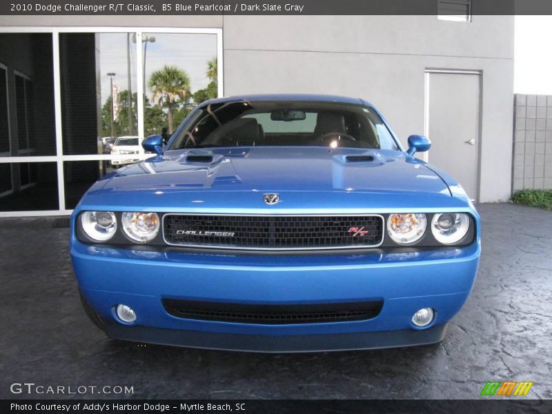 B5 Blue Pearlcoat / Dark Slate Gray 2010 Dodge Challenger R/T Classic