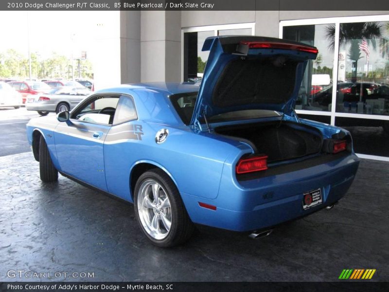 B5 Blue Pearlcoat / Dark Slate Gray 2010 Dodge Challenger R/T Classic
