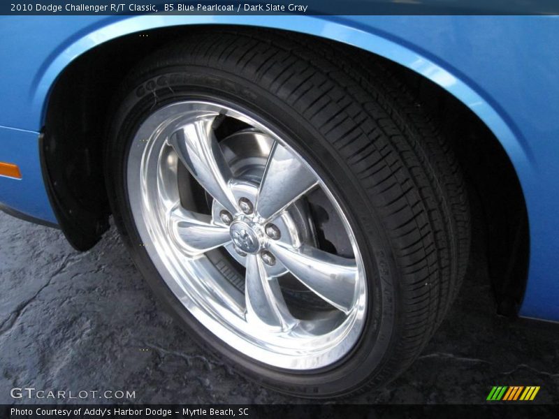 B5 Blue Pearlcoat / Dark Slate Gray 2010 Dodge Challenger R/T Classic