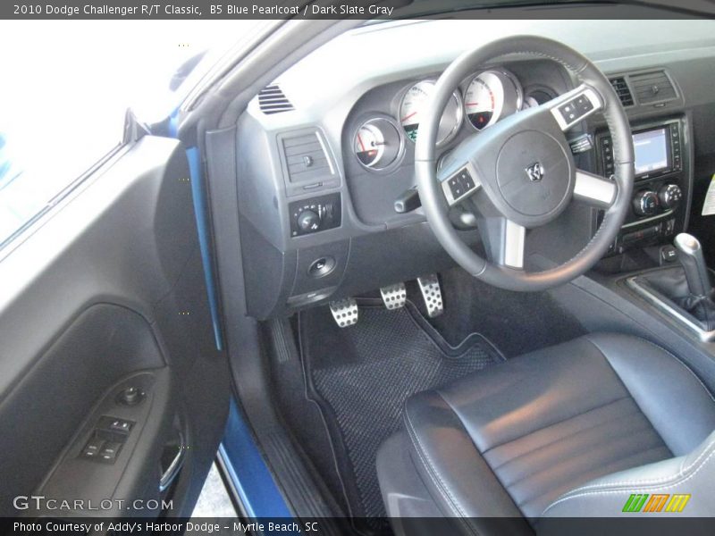 B5 Blue Pearlcoat / Dark Slate Gray 2010 Dodge Challenger R/T Classic