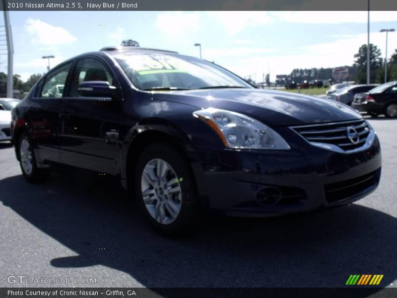 Navy Blue / Blond 2010 Nissan Altima 2.5 S