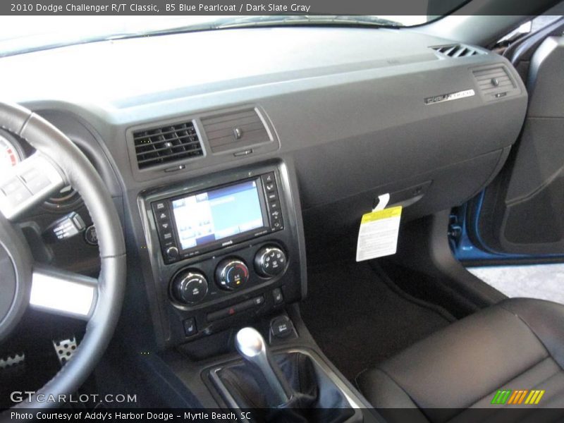 B5 Blue Pearlcoat / Dark Slate Gray 2010 Dodge Challenger R/T Classic