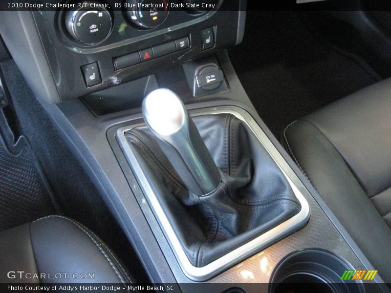 B5 Blue Pearlcoat / Dark Slate Gray 2010 Dodge Challenger R/T Classic