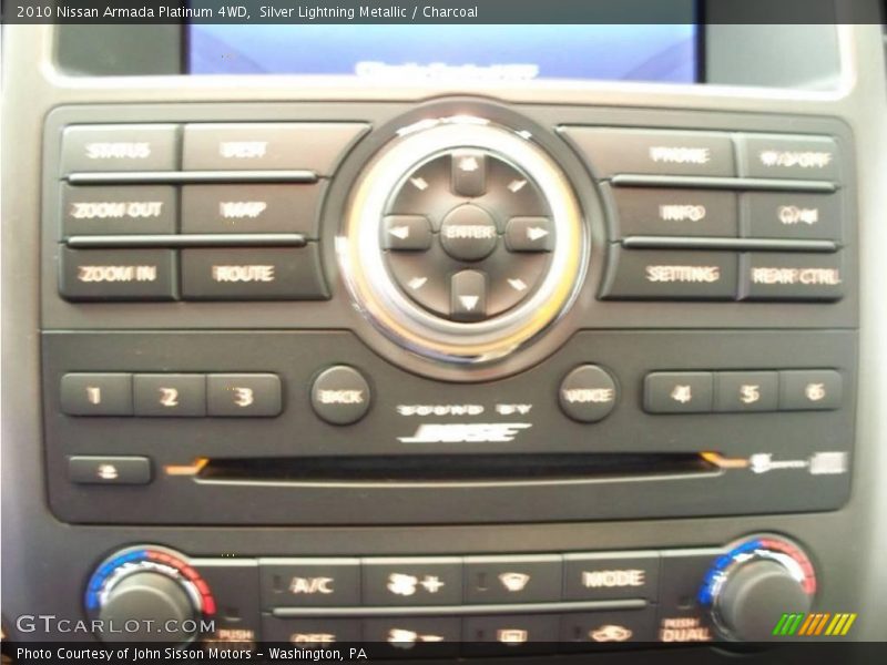 Silver Lightning Metallic / Charcoal 2010 Nissan Armada Platinum 4WD