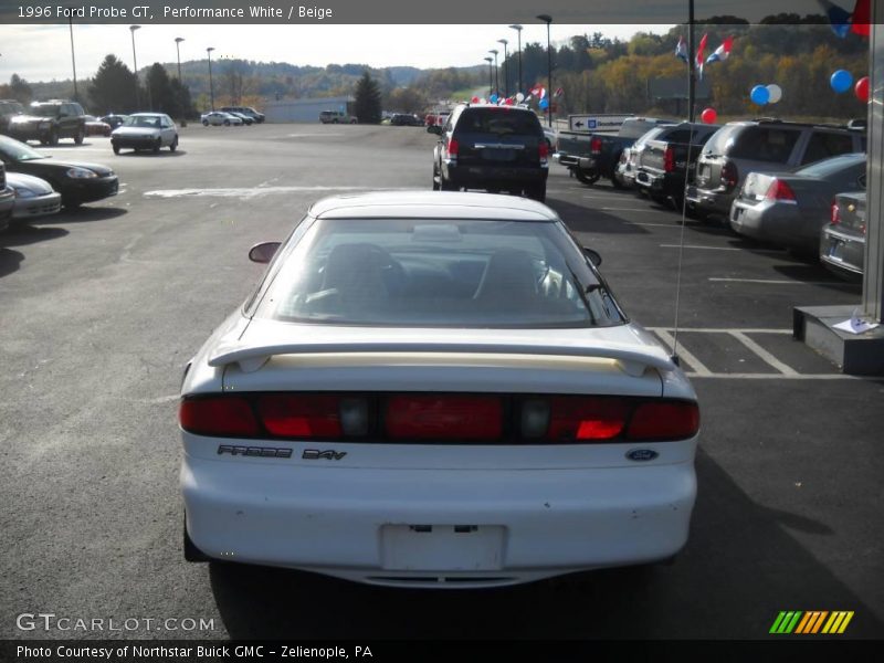 Performance White / Beige 1996 Ford Probe GT