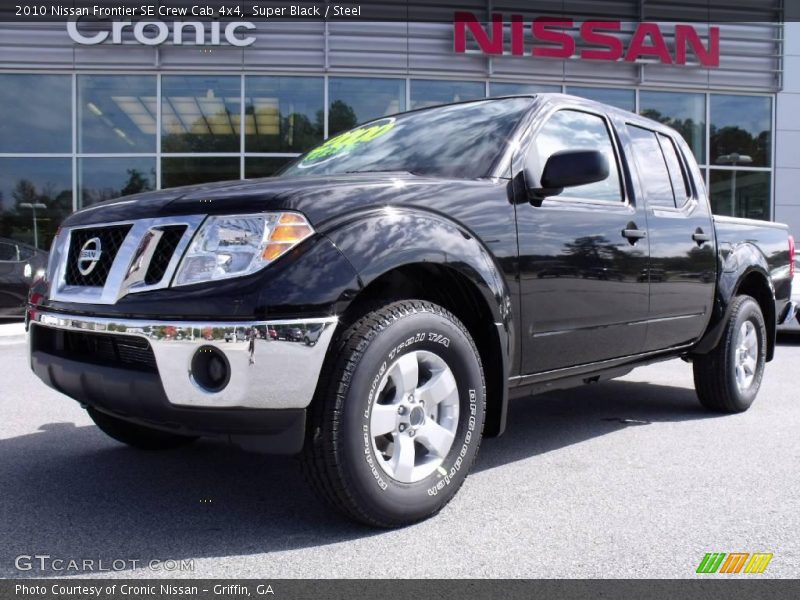 Super Black / Steel 2010 Nissan Frontier SE Crew Cab 4x4