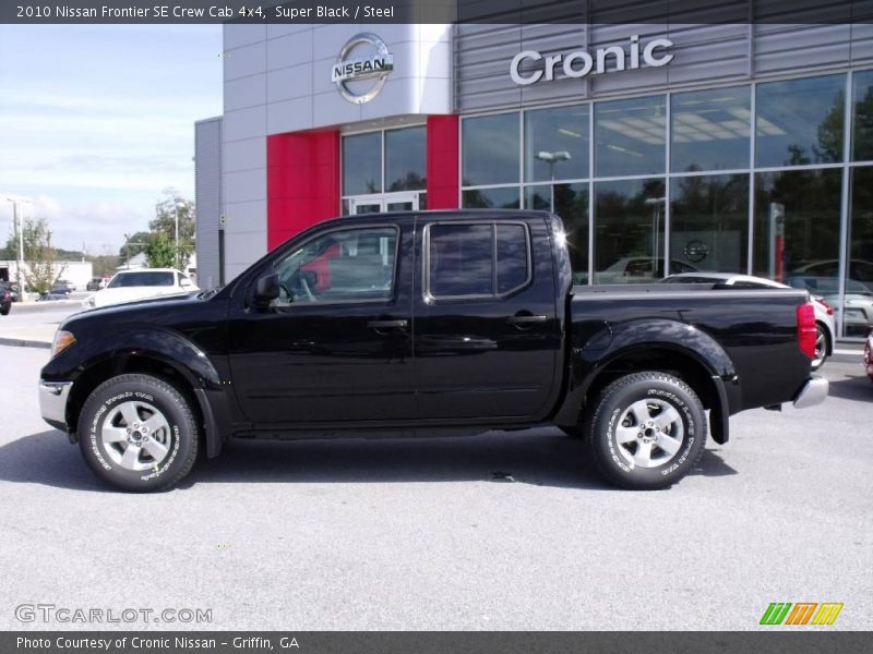 Super Black / Steel 2010 Nissan Frontier SE Crew Cab 4x4