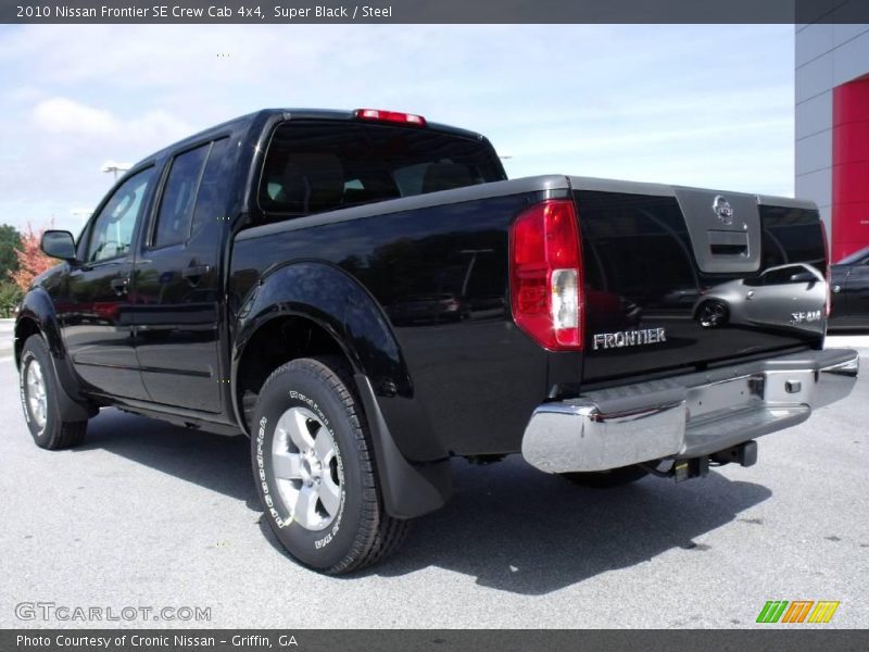 Super Black / Steel 2010 Nissan Frontier SE Crew Cab 4x4