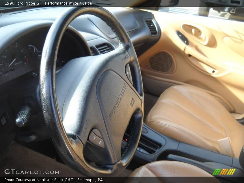 Performance White / Beige 1996 Ford Probe GT