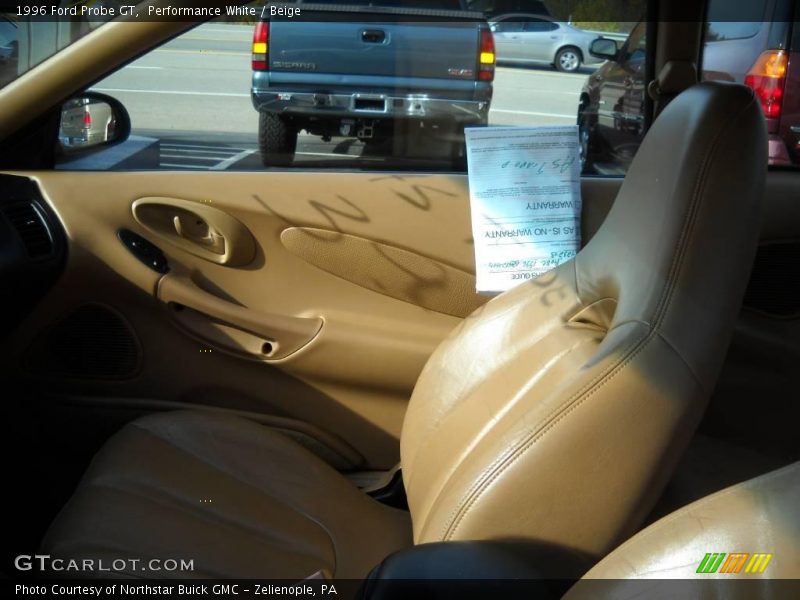 Performance White / Beige 1996 Ford Probe GT