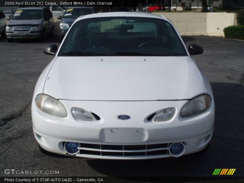 Oxford White / Dark Charcoal 2000 Ford Escort ZX2 Coupe