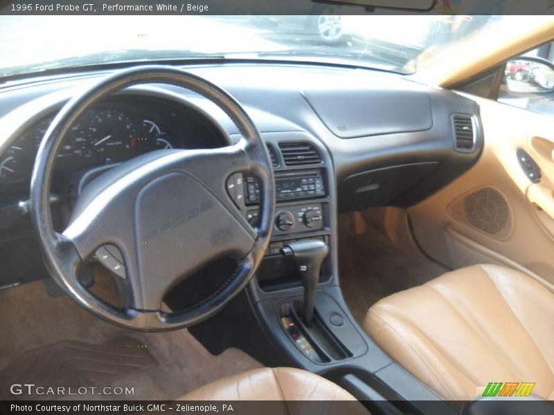 Performance White / Beige 1996 Ford Probe GT