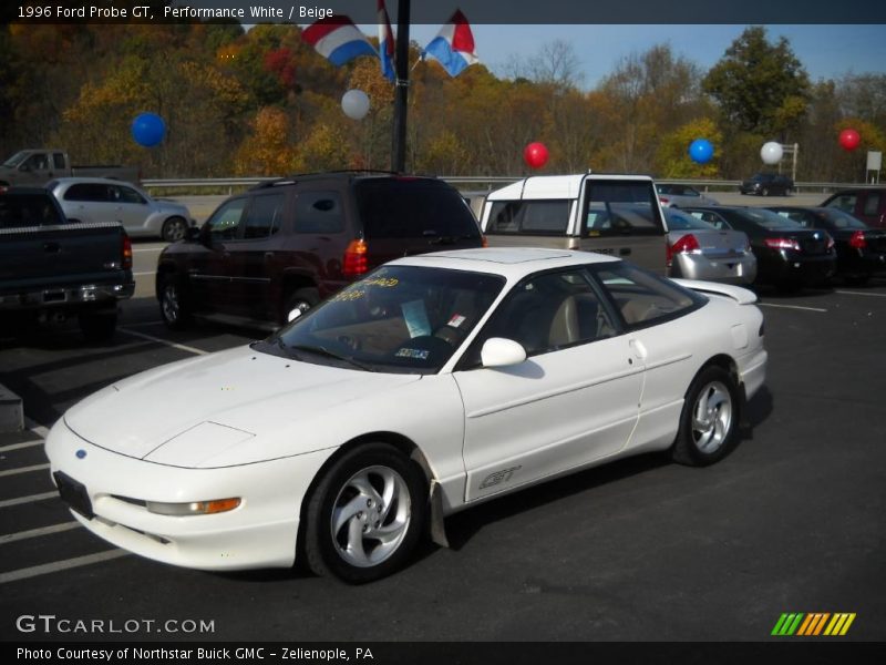 Performance White / Beige 1996 Ford Probe GT