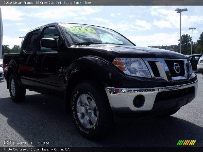 Super Black / Steel 2010 Nissan Frontier SE Crew Cab 4x4