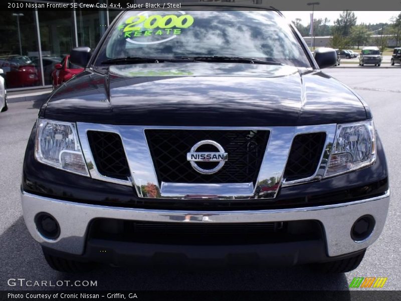 Super Black / Steel 2010 Nissan Frontier SE Crew Cab 4x4