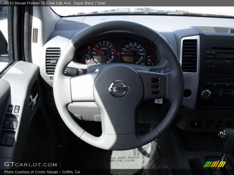 Super Black / Steel 2010 Nissan Frontier SE Crew Cab 4x4