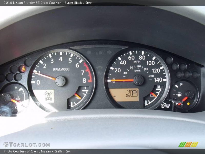 Super Black / Steel 2010 Nissan Frontier SE Crew Cab 4x4