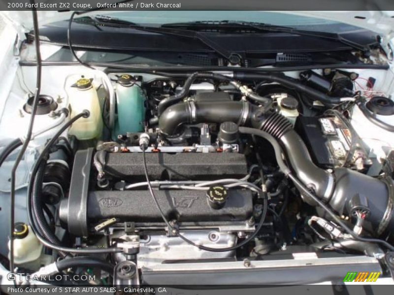 Oxford White / Dark Charcoal 2000 Ford Escort ZX2 Coupe
