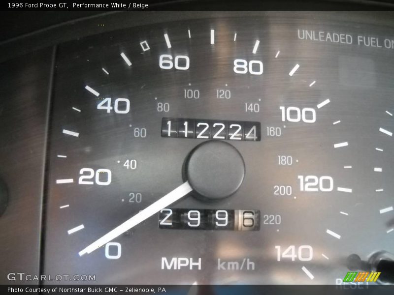 Performance White / Beige 1996 Ford Probe GT