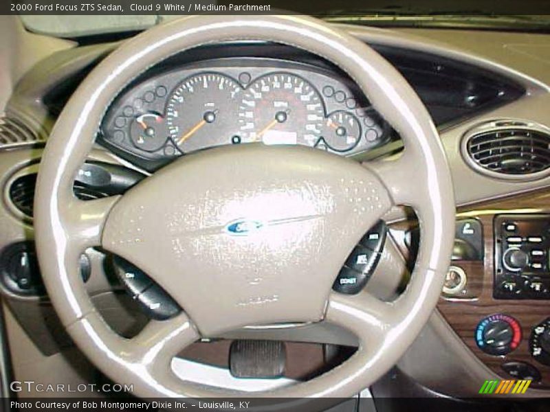 Cloud 9 White / Medium Parchment 2000 Ford Focus ZTS Sedan