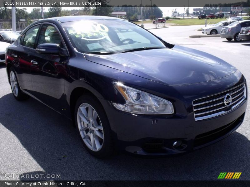 Navy Blue / Caffe Latte 2010 Nissan Maxima 3.5 SV