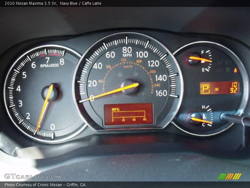 Navy Blue / Caffe Latte 2010 Nissan Maxima 3.5 SV