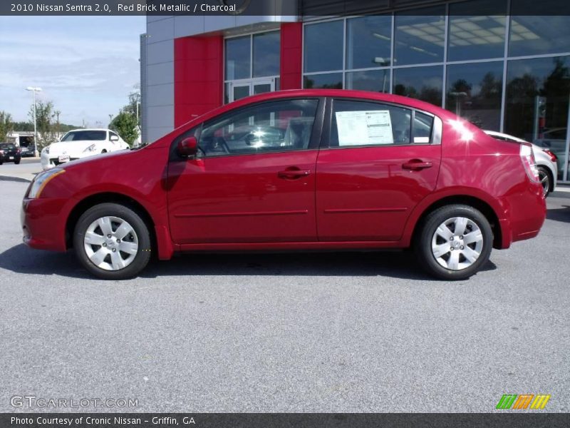 Red Brick Metallic / Charcoal 2010 Nissan Sentra 2.0