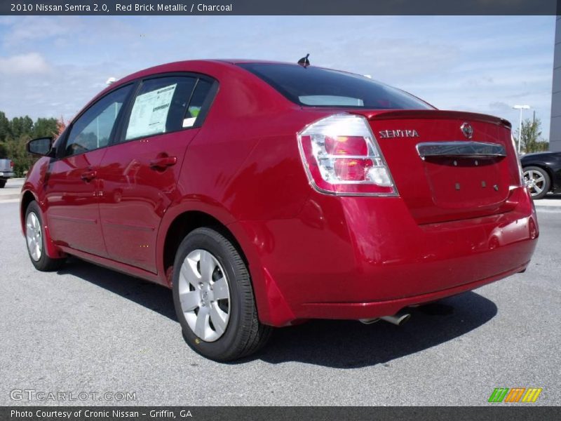 Red Brick Metallic / Charcoal 2010 Nissan Sentra 2.0