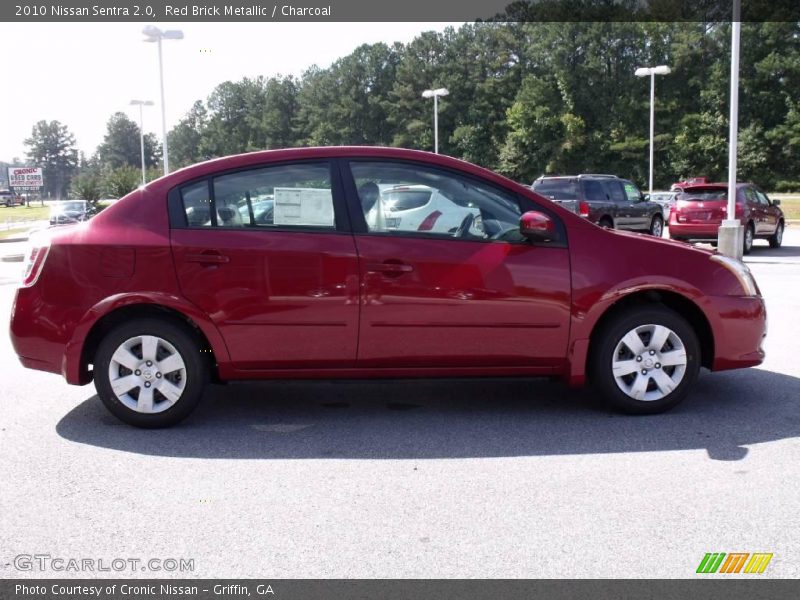 Red Brick Metallic / Charcoal 2010 Nissan Sentra 2.0