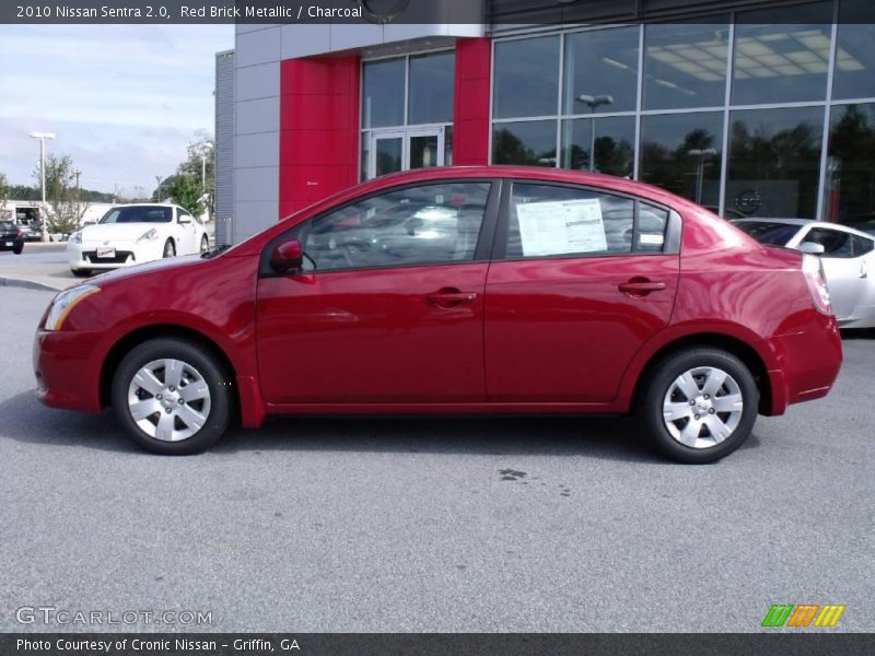 Red Brick Metallic / Charcoal 2010 Nissan Sentra 2.0