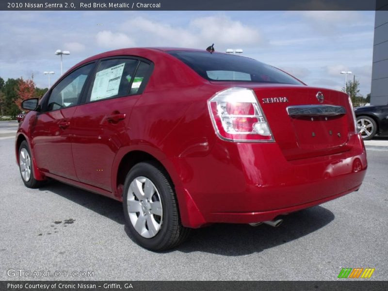 Red Brick Metallic / Charcoal 2010 Nissan Sentra 2.0