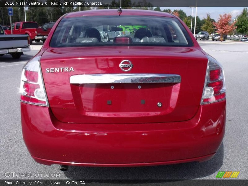 Red Brick Metallic / Charcoal 2010 Nissan Sentra 2.0