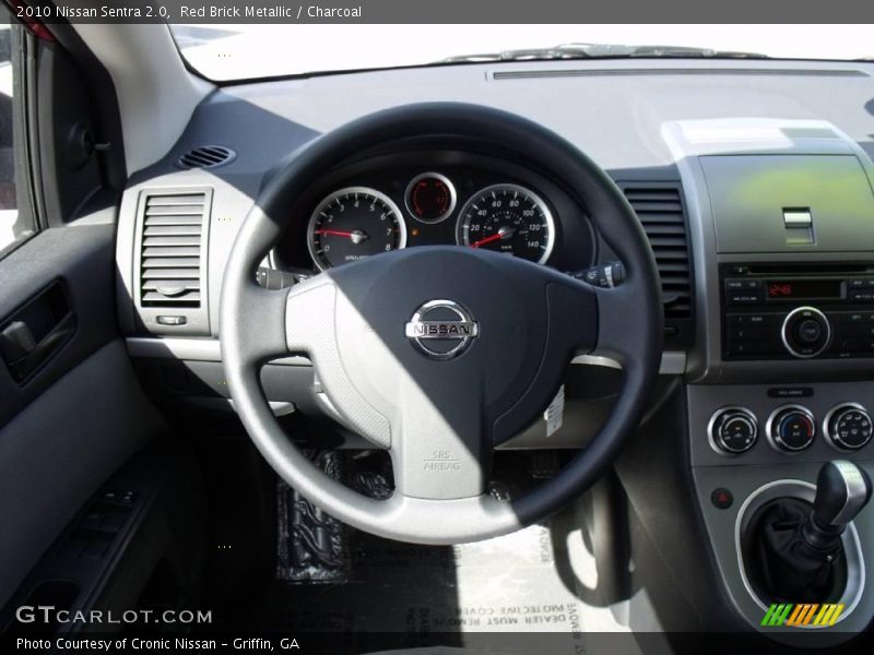 Red Brick Metallic / Charcoal 2010 Nissan Sentra 2.0