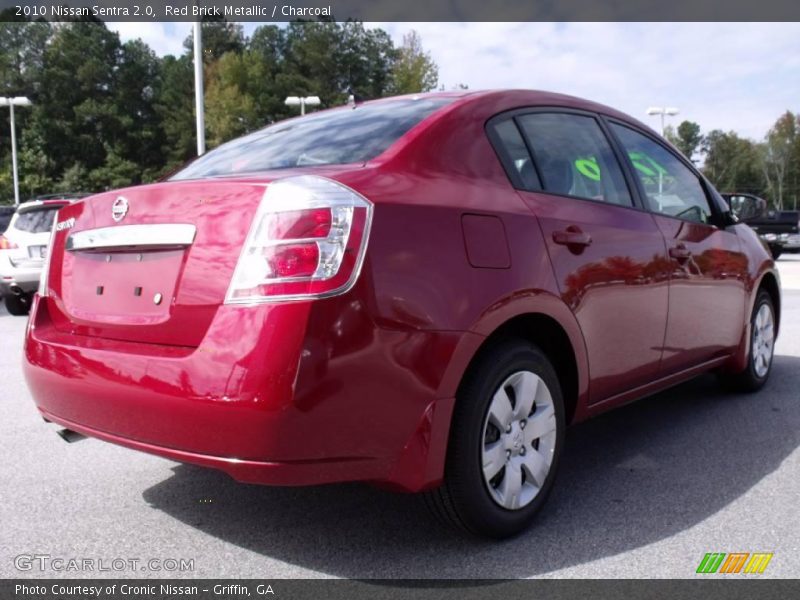 Red Brick Metallic / Charcoal 2010 Nissan Sentra 2.0