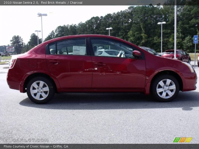 Red Brick Metallic / Charcoal 2010 Nissan Sentra 2.0