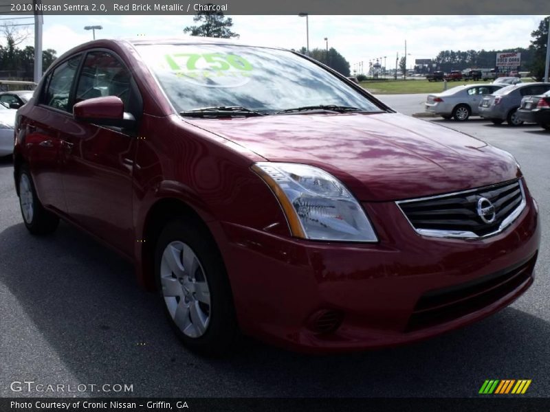 Red Brick Metallic / Charcoal 2010 Nissan Sentra 2.0