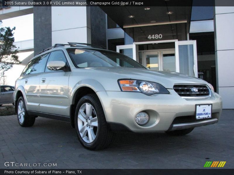 Champagne Gold Opal / Taupe 2005 Subaru Outback 3.0 R VDC Limited Wagon