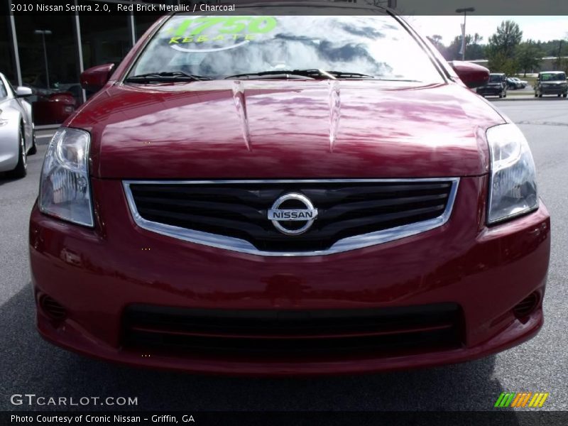 Red Brick Metallic / Charcoal 2010 Nissan Sentra 2.0