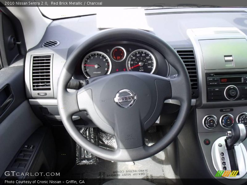 Red Brick Metallic / Charcoal 2010 Nissan Sentra 2.0