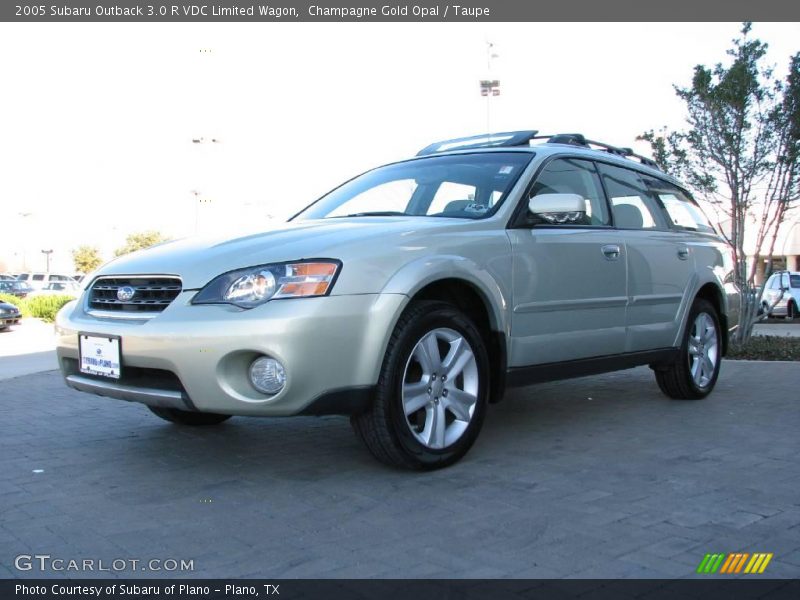 Champagne Gold Opal / Taupe 2005 Subaru Outback 3.0 R VDC Limited Wagon