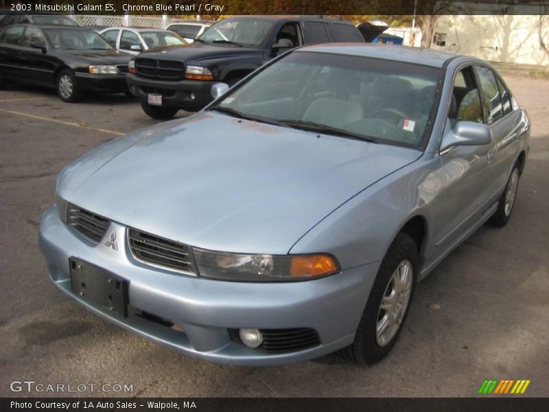 Chrome Blue Pearl / Gray 2003 Mitsubishi Galant ES