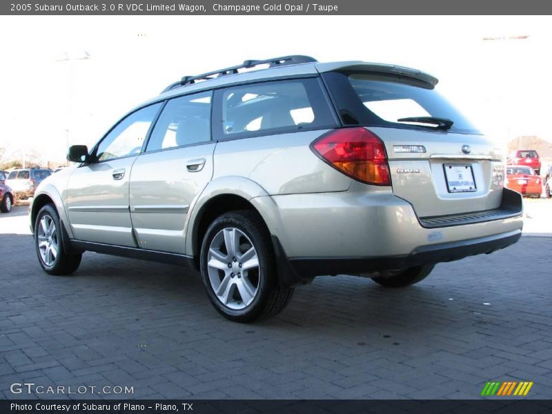Champagne Gold Opal / Taupe 2005 Subaru Outback 3.0 R VDC Limited Wagon