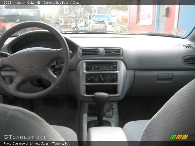 Chrome Blue Pearl / Gray 2003 Mitsubishi Galant ES