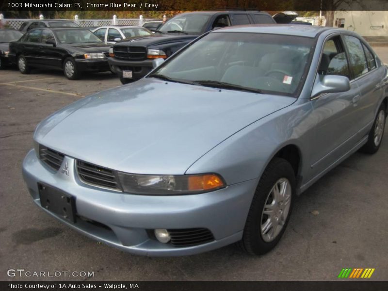 Chrome Blue Pearl / Gray 2003 Mitsubishi Galant ES
