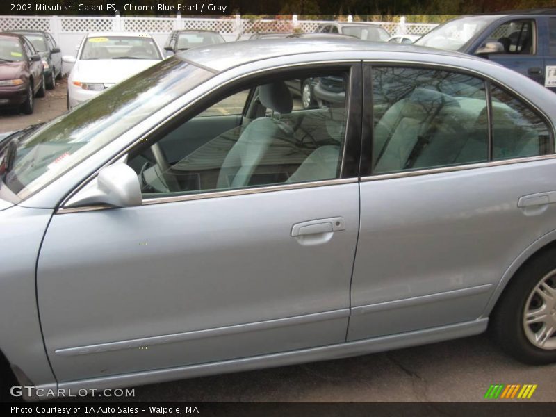 Chrome Blue Pearl / Gray 2003 Mitsubishi Galant ES